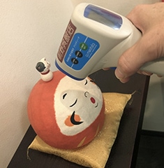 検温のご協力をお願いします。