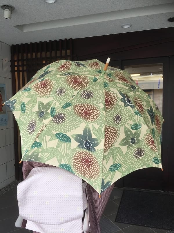 日傘（栗山紅型）