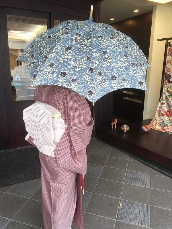 日傘（栗山紅型）