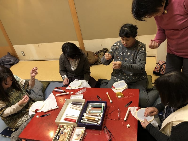 江戸刺繍教室