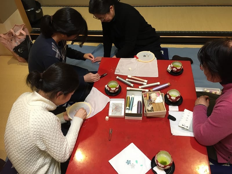 江戸刺繍教室